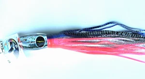 Black Bart Blue Breakfast Trolling Lure Heavy Tackle BLUE PINK TIGER / PAUA HEAD - Picture 1 of 3