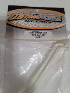 VINTAGE CUSTOM WORKS NURF BAR SET WHITE ENFORCER????? - Picture 1 of 2
