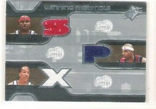 2007 2008 SPX Winning Materials Clippers Jersey Card Brand Livingston Maggette
