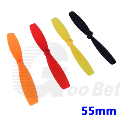 Paar 55mm ABS Luftschraube Propeller Für 1mm Welle Motor RC Flugzeug Quadcopter - Bild 1 von 4