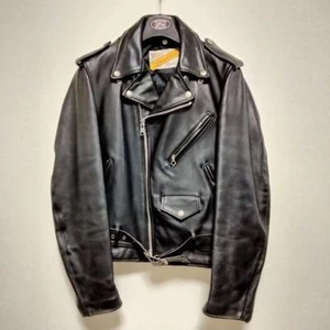 Schott 618 Perfecto Size 34 Steerhide Double Leather Motorcycle Jacket - Picture 1 of 11