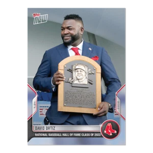 2022 TOPPS NOW #587 DAVID ORTIZ - CLASSE NAZIONALE BASEBALL HALL OF FAME 2022 - Foto 1 di 2