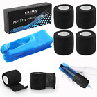 Machine Pen Covers with Grip Wraps, Urknall 200Pcs Tattoo Machine Covers and 4Pc