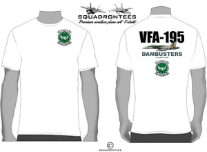 VFA-195 Dambusters F/A-18 Squadron T-Shirt D1 - USN Licensed Product - Picture 1 of 3