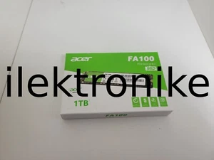 Brand NEW Acer FA100 SSD 1TB PCIe Gen3 x4 M.2 NVMe 3D NAND Solid State Drive - Picture 1 of 3