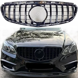 For Mercedes E-Class W212 E200 E250 E300 Front Radiator GT Grille 2013-16 Saloon - Picture 1 of 14