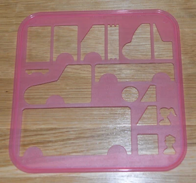 Tupperware Malschablone Fahrzeugformen - Bild 1 von 2