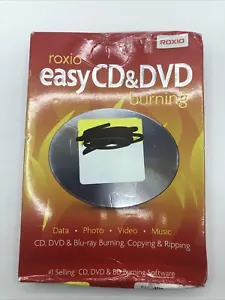 Roxio Easy CD & DVD Burning 2011 Rev A Sealed - Picture 1 of 5