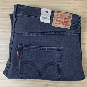 Levis Jeans Women's 16W (38x28.5) Black Stretch Denim High Waisted Mom NWT - Picture 1 of 13