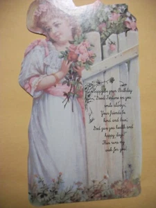 12 Stück Neu aus altem Lagerbestand alte viktorianische Geburtstagsgrußkarten Druckerei BK138 - Bild 1 von 4