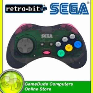 Retro-bit x SEGA Saturn Style 8 Button BLUETOOTH Controller RET00146- [F33* - Picture 1 of 4