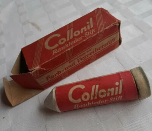 Collonil Rauhleder-Stift kombinierter Farb-und Verreiberstift OVP 1944 0,50 RM - Bild 1 von 8