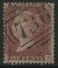 1856 1D Star Fa Plate 68 Sg40, With Small Misplaced Letter "A" Used  (39)