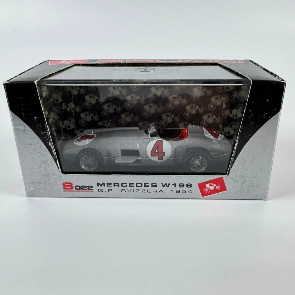 Brumm 1/43 1993 Fangio series S022 Mercedes W196 Swiss Grand Prix 1954 boxed - Image 1 of 4