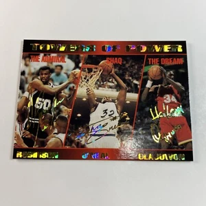 Shaquille O’Neal David Robinson Hakeem Olajuwon Towers Of Power Card #130 Gold - Picture 1 of 2