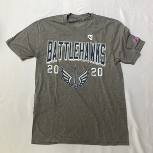 New XFL UFL Men's St. Louis Battlehawks T-Shirt Grey Football Small New - Picture 1 of 9