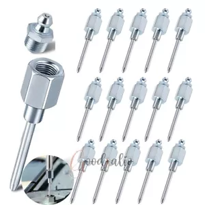 LOT 1/8in Grease Gun Needle Nose Adapter Narrow Grease Needle Nozzle Removable - Picture 1 of 13