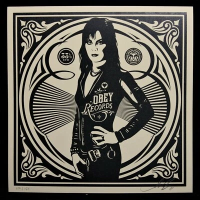 SHEPARD FAIREY hand signiert Party At Moontower box record ed150 2011 obey giant - Bild 1 von 4