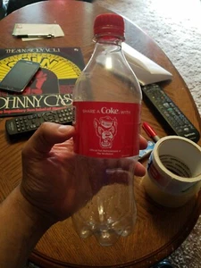 NC State Wolfpack 2019 Coca Cola leere Plastikflasche - Bild 1 von 3