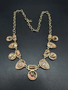 Swarovski Czech Gold Tone Necklace 19” - Picture 1 of 9