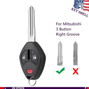 For 2007-2012  For Mitsubishi Endeavor Outlander Remote key Fob Shell 4 Button - Picture 1 of 8