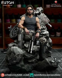 Snake Plissken - Metal Gear - Kit modellino statua stampato in 3D - Foto 1 di 9