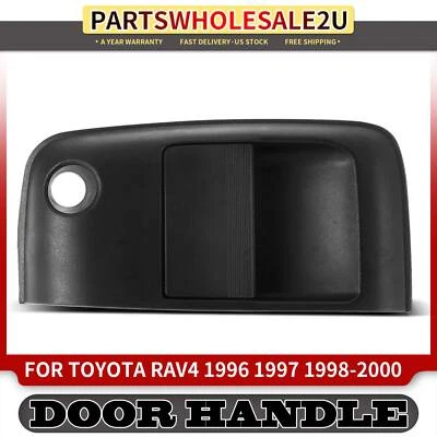 1x Manija de puerta exterior negra texturizada para puerta trasera de carga para Toyota RAV4 1996-2000 Foto 1 de 4
