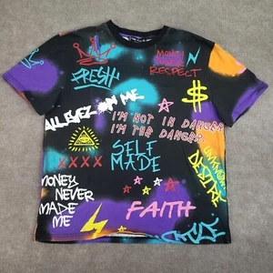 Rebel Minds Street Wear Shirt Mens Size XL Black Self Made Fresh All Eyez On Me - Picture 1 of 7