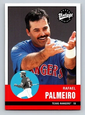 Rafael Palmeiro 2001 Upper Deck Vintage #81 Texas Rangers - Image 1 of 2