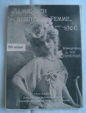 ALMANACH DES BEAUTES DE LA FEMME 1906 36 photographies de nu esthétiques 