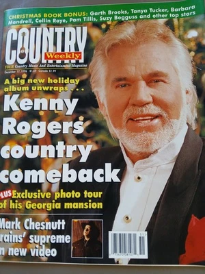 Country Weekly Magazine December 17 1996 Kenny Rogers Clint Black Mark Chesnutt - Image 1 of 2