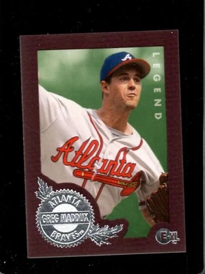 1996 FLEER E-XL #146 GREG MADDUX NMMT HOF BRAVES *X6226 - Image 1 of 2