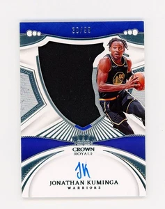 2022-23 Panini Crown Royale JONATHAN KUMINGA sp AUTO AUTOGRAPH JERSEY PATCH #/99 - Picture 1 of 2