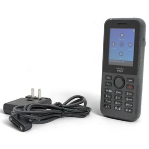 Teléfono inalámbrico empresarial Cisco CP-8821-K9 auricular VoIP con cargador usado - Imagen 1 de 7