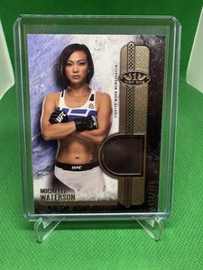 Michelle Waterson 2017 UFC KNOCKOUT Topps TIER ONE reliquia usada en luchador #/125 - Imagen 1 de 2