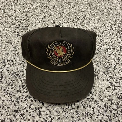 De colección Winston 20 Aniversario Deportes de Motor SnapBack Sombrero Bordado Desteñido Foto 1 de 4