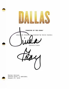 LINDA GRAY SIGNED AUTOGRAPH - DALLAS 2012 FULL PILOT SCRIPT - JORDANA BREWSTER - Picture 1 of 2
