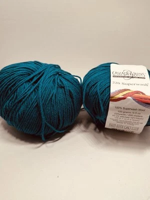 2 Cascade Yarns 220 Superwash Color 219 Deep Ocean One Missing Label - Image 1 of 4