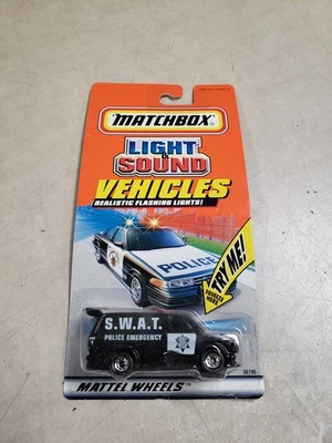 Matchbox Light & Sound Vehicles Ford Supervan II SWAT Police - Image 1 of 4