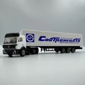 MB-00-001 White Truck with Sovtransavto Semitrailer – International Road Transp - Picture 1 of 6