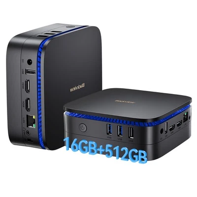 Blackview MP60 Mini Desktop PC Windows 11Pro 16GB DDR4 512GB M.2 SSD Intel N150 - Immagine 1 di 4