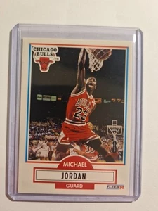 MICHAEL JORDAN 1990 Fleer #26 CHICAGO BULLS Nba - Bild 1 von 2