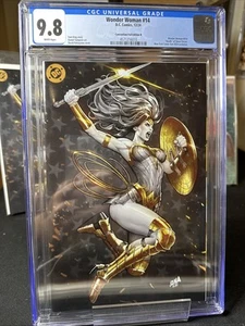 Wonder Woman #14 (DC) CGC 9.8 NYCC Black & Gold Foil Variant by Nakayama - Picture 1 of 2