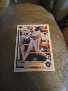 Dave Parker 1991 Upper Deck #274 Milwaukee Brewers FREE SHIPPING AutographDen - Picture 1 of 2
