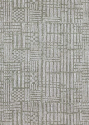 Wells Textiles Classic Cloth SIENA Nettle 1286/04 Linen Hand-Blocked Print 3.5yd - Image 1 of 3