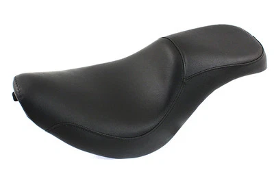 Smoothie Saddle Seat Black Naugahyde fits Harley Davidson - Image 1 of 3
