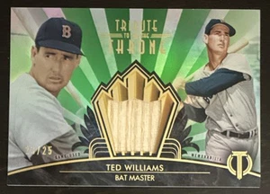 Ted WILLIAMS 2013 Topps Tribute to the Throne Bat Relic #THRONE-TW 23/25 HOFer - Picture 1 of 2