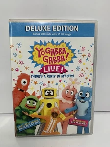 Yo Gabba Gabba: Live - Theres a Party in My City (2-DVD Set 2013 Deluxe Edition) - Picture 1 of 5