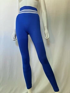 Women's Pants Leggings Navy Blue Stretch High Rise Size S - Picture 1 of 12