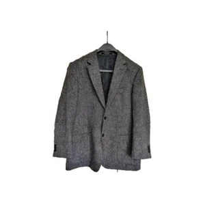 Balmain grey tweed style wool blazer 21.5" ptp fits large - Picture 1 of 5